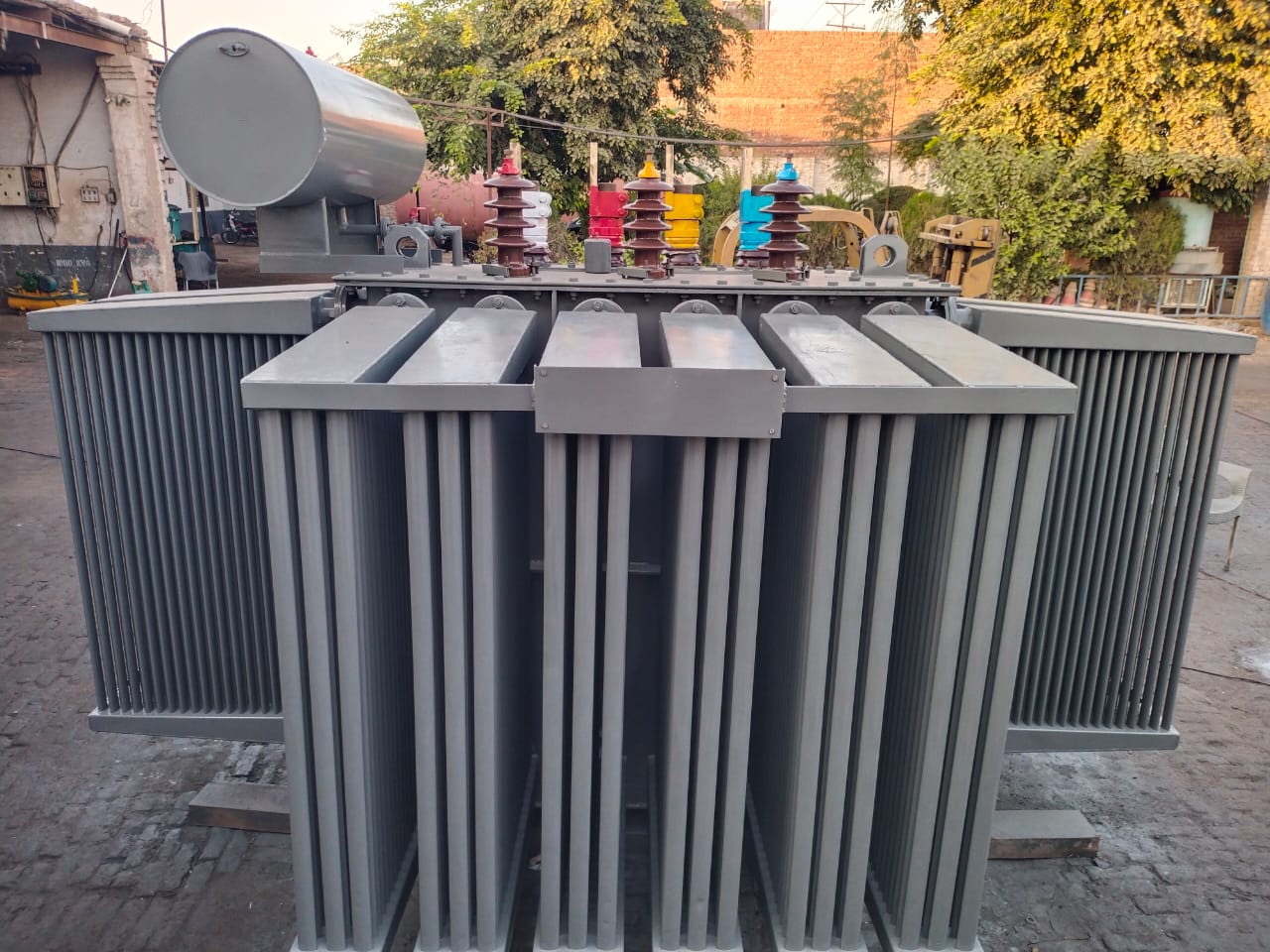 New and used transformers 25–8000 KVA in stock at TransfoLine wholesale yard